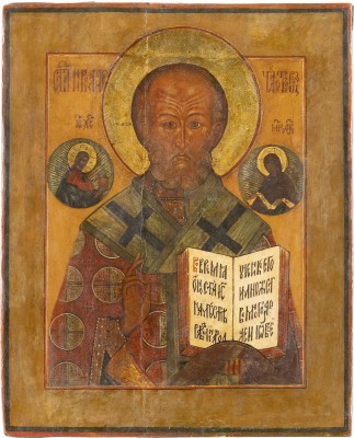 Bild IKONE MIT DEM HEILIGEN NIKOLAUS VON MYRA