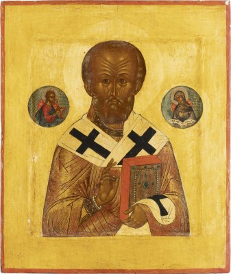 Picture IKONE MIT DEM HEILIGEN NIKOLAUS VON MYRA