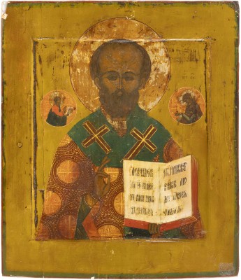 Bild IKONE MIT DEM HEILIGEN NIKOLAUS VON MYRA