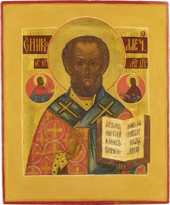 Bild IKONE MIT DEM HEILIGEN NIKOLAUS VON MYRA