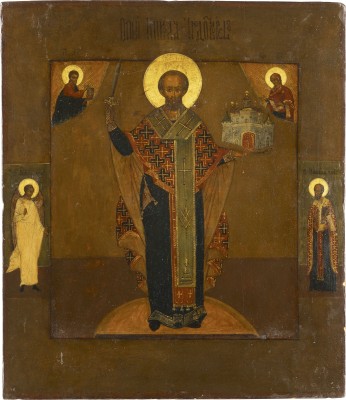 Picture IKONE MIT DEM HEILIGEN NIKOLAUS VON MOSCHAISK