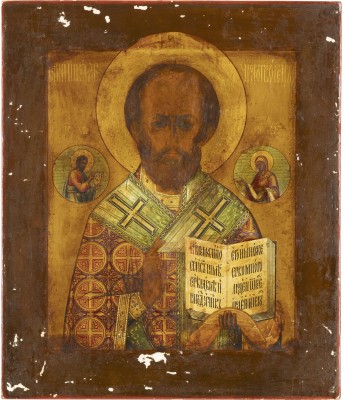 Bild IKONE MIT DEM HEILIGEN NIKOLAUS VON MYRA