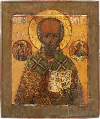 Bild IKONE MIT DEM HEILIGEN NIKOLAUS VON MYRA