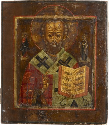 Picture IKONE MIT DEM HEILIGEN NIKOLAUS VON MYRA