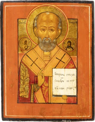 Picture IKONE MIT DEM HEILIGEN NIKOLAUS DEM WUNDERTÄTER