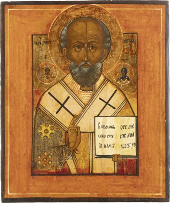 Picture IKONE MIT DEM HEILIGEN NIKOLAUS VON MYRA