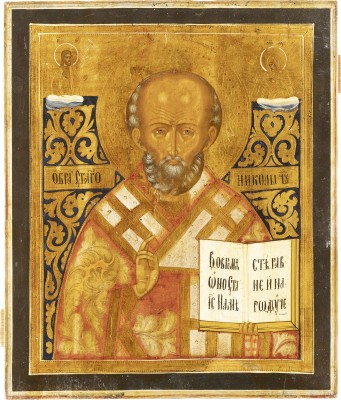 Picture GROSSFORMATIGE IKONE MIT DEM HEILIGEN NIKOLAUS VON MYRA