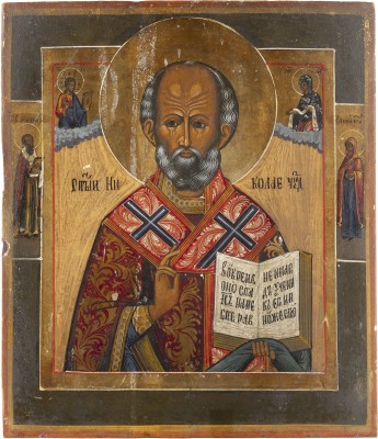 Picture IKONE MIT DEM HEILIGEN NIKOLAUS VON MYRA