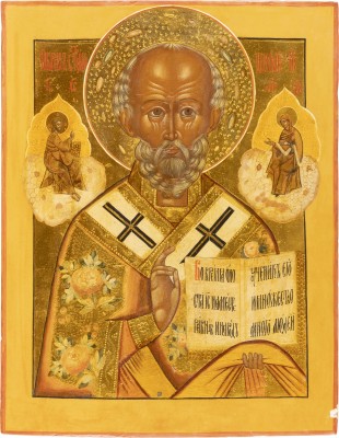 Picture GROSSE IKONE MIT DEM HEILIGEN NIKOLAUS VON MYRA