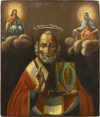 Picture IKONE MIT DEM HEILIGEN NIKOLAUS VON MYRA