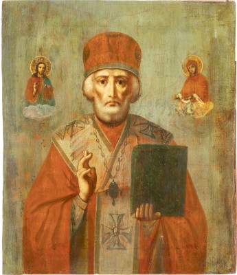 Picture IKONE MIT DEM HEILIGEN NIKOLAUS VON MYRA