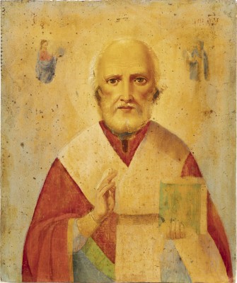 Picture IKONE MIT DEM HEILIGEN NIKOLAUS VON MYRA