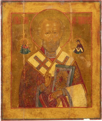 Picture IKONE MIT DEM HEILIGEN NIKOLAUS VON MYRA