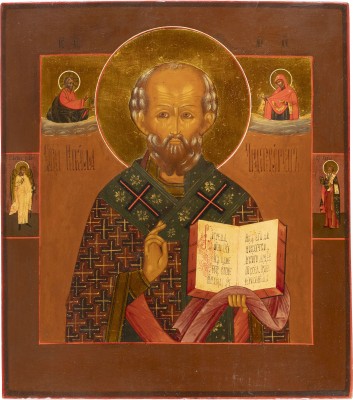 Picture IKONE MIT DEM HEILIGEN NIKOLAUS VON MYRA