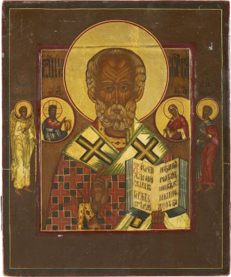 Picture IKONE MIT DEM HEILIGEN NIKOLAUS VON MYRA