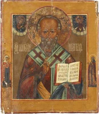 Picture IKONE MIT DEM HEILIGEN NIKOLAUS VON MYRA