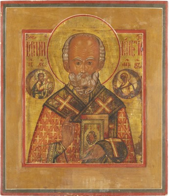 Picture IKONE MIT DEM HEILIGEN NIKOLAUS VON MYRA