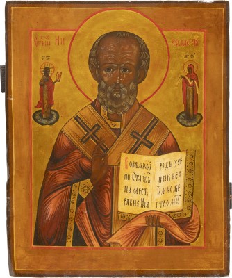 Picture IKONE MIT DEM HEILIGEN NIKOLAUS VON MYRA