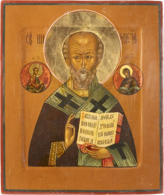 Picture IKONE MIT DEM HEILIGEN NIKOLAUS VON MYRA