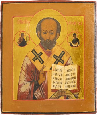 Bild IKONE MIT DEM HEILIGEN NIKOLAUS VON MYRA