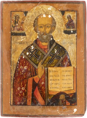 Bild IKONE MIT DEM HEILIGEN NIKOLAUS VON MYRA