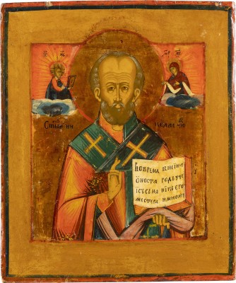 Bild IKONE MIT DEM HEILIGEN NIKOLAUS VON MYRA
