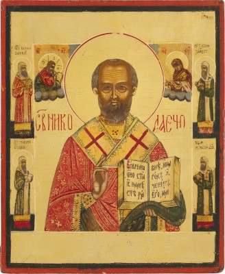 Picture KLEINE IKONE MIT DEM HEILIGEN NIKOLAUS VON MYRA