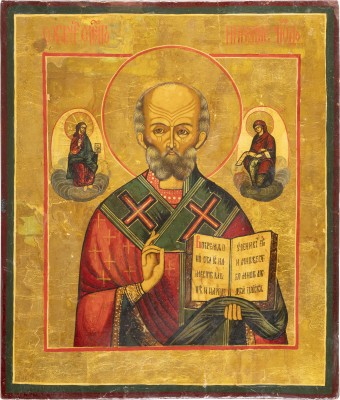 Picture IKONE MIT DEM HEILIGEN NIKOLAUS VON MYRA