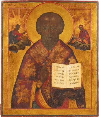 Picture IKONE MIT DEM HEILIGEN NIKOLAUS VON MYRA