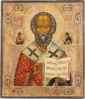 Picture IKONE MIT DEM HEILIGEN NIKOLAUS VON MYRA