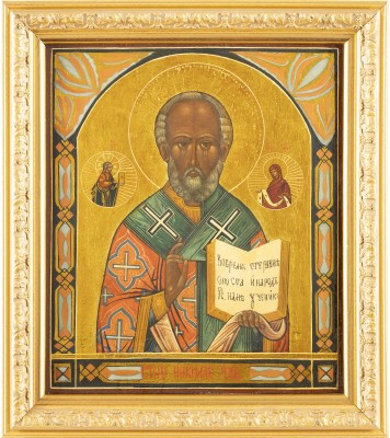 Picture IKONE MIT DEM HEILIGEN NIKOLAUS VON MYRA