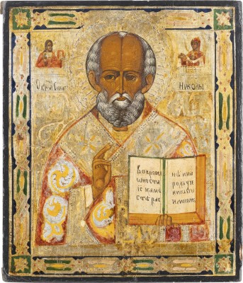 Picture IKONE MIT DEM HEILIGEN NIKOLAUS VON MYRA