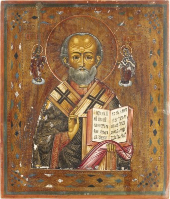 Picture IKONE MIT DEM HEILIGEN NIKOLAUS DEM WUNDERTÄTER