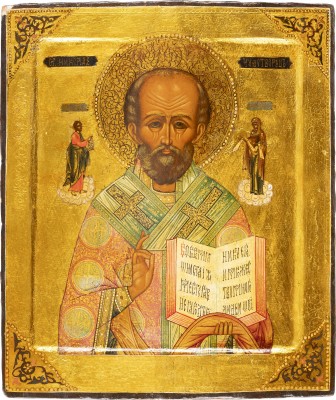 Bild IKONE MIT DEM HEILIGEN NIKOLAUS VON MYRA