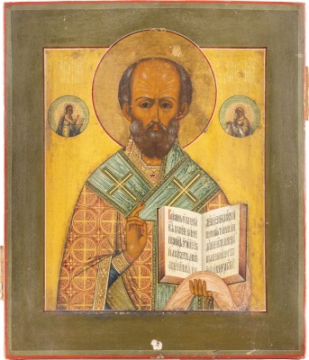 Picture IKONE MIT DEM HEILIGEN NIKOLAUS VON MYRA