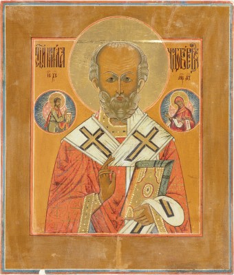Picture IKONE MIT DEM HEILIGEN NIKOLAUS VON MYRA