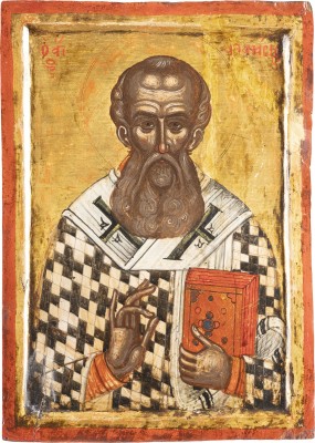 Picture SEHR FEINE IKONE MIT DEM HEILIGEN ATHANASIOS