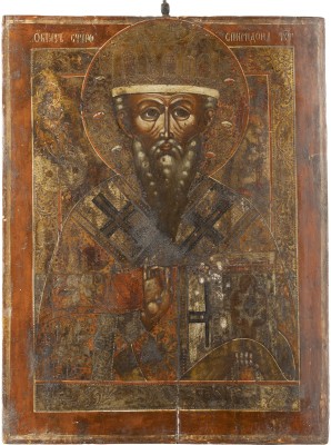 Picture GROSSE IKONE MIT DEM HEILIGEN SPIRIDON VON KORFU