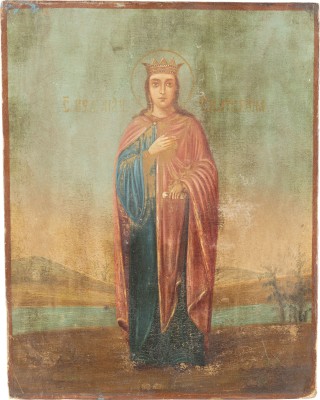 Picture IKONE MIT DER HEILIGEN KATHARINA