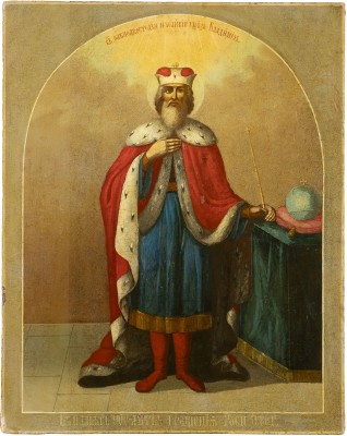 Picture GROSSE DATIERTE IKONE MIT DEM HEILIGEN WLADIMIR