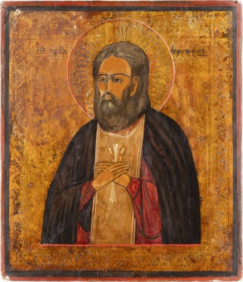 Picture IKONE MIT DEM HEILIGEN SERAFIM VON SAROW
