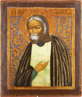 Bild IKONE MIT DEM HEILIGEN SERAFIM VON SAROW