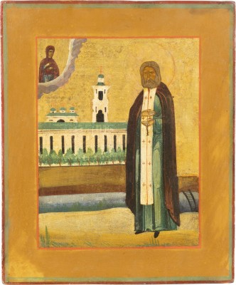 Picture IKONE MIT DEM HEILIGEN SERAFIM VON SAROW