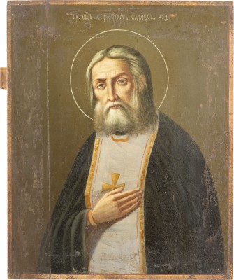 Picture IKONE MIT DEM HEILIGEN SERAFIM VON SAROW