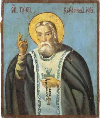 Picture IKONE MIT DEM HEILIGEN SERAFIM VON SAROW
