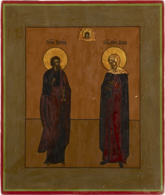 Picture IKONE MIT DEM APOSTEL PETRUS UND DER HEILIGEN ANNA