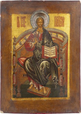 Picture IKONE MIT DEM THRONENDEN CHRISTUS