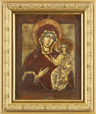 Bild KLEINE IKONE MIT DER GOTTESMUTTER VON SMOLENSK (SMOLENSKAJA)