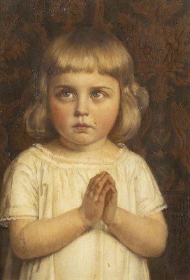 Auktion <br>BETENDES MÄDCHEN. 188(?)