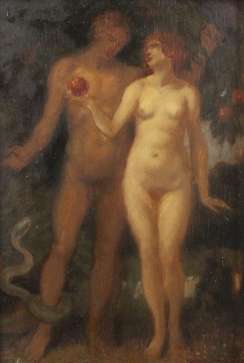 Auktion <br>'DER APFEL!' (ADAM UND EVA) 1923
